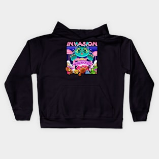 CAT INVASION Kids Hoodie